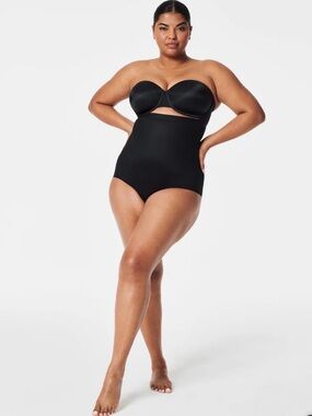 Assets By Spanx Black High-Waist Shaping Brief